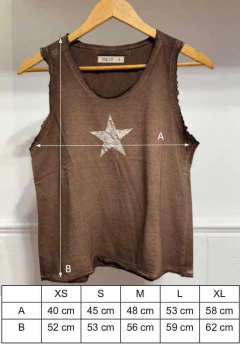Musculosa WASHED OUT ESTRELLITA