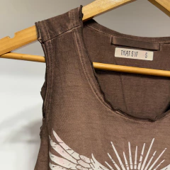 Musculosa SARA WASHED OUT ROCK&ROLL - tienda online