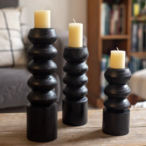 PORTAVELA YORU NEGRO 22,5x7