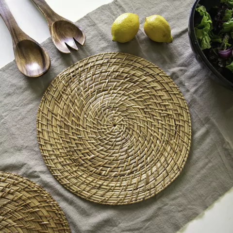 CENTRO DE MESA BANDUNG NATURAL 34CM