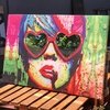 Cuadro con Espejos - Corazones con Cigarro