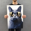 Cuadro con Espejos - Gato 3
