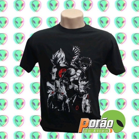 Camiseta Crossover de Animes