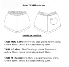 Short Denim Elástico