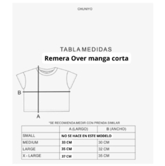 Remera Oversize manga corta
