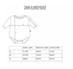 BODY OVERSIZE Manga Larga