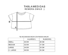 Remera SMILE - Chuniyo Bebés
