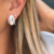 Brinco Pérola e Zircônia de Água Marinha - comprar online