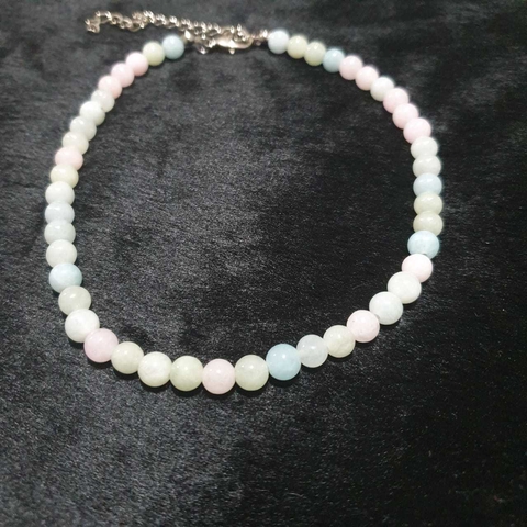 CHOKER PEDRA NATURAL