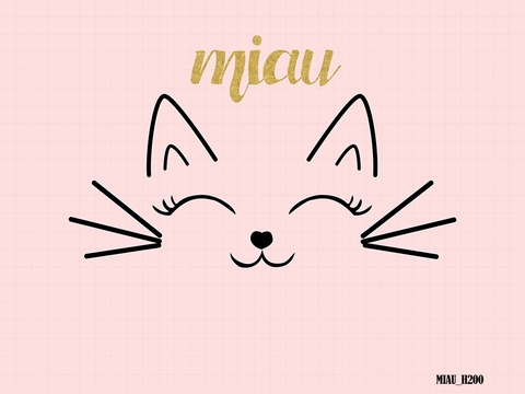 Fundo fotográfico MIAU