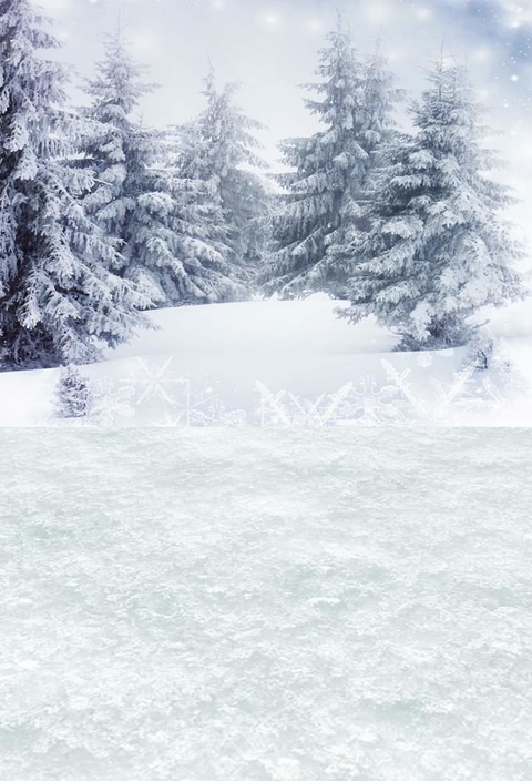 Fundo fotográfico Neve