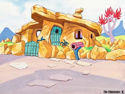Fundo fotográfico The Flintstones