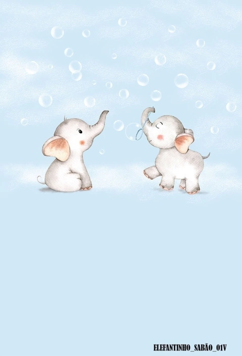 Fundo fotográfico ELEFANTINHO SABÃO - 01