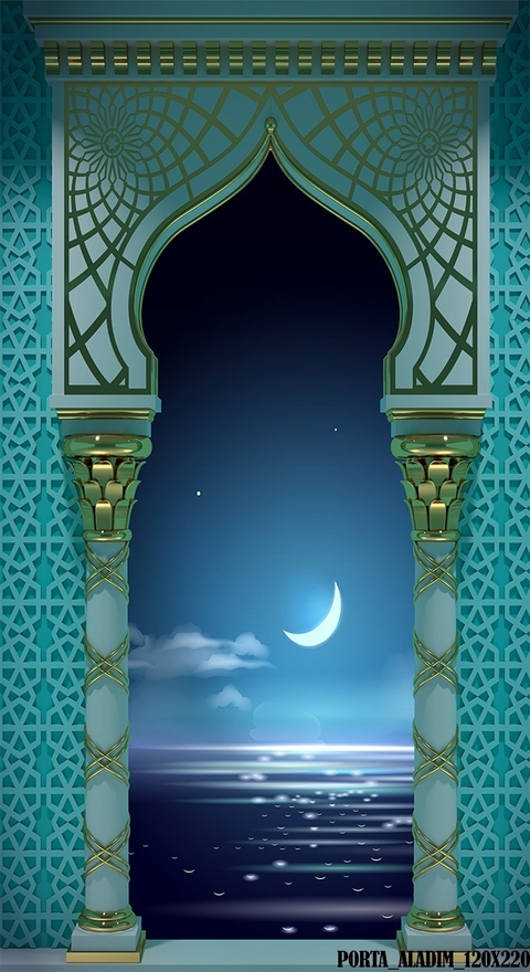 Fundo fotográfico PORTA ALADIM