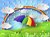 Fundo fotográfico Arco Iris - 01