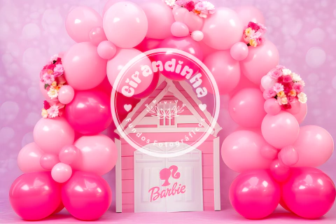 Fundo Fotográfico Casinha Barbie-2023506