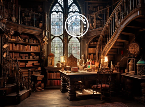 Fundo fotográfico Biblioteca-2323116