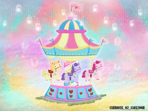 Fundo fotográfico Carrossel - 02C