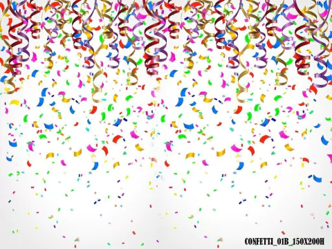 Fundo fotográfico Confetti - 01