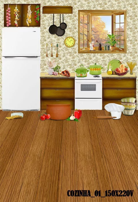 Fundo fotográfico Cozinha - 01