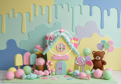 Fundo fotográfico Dia das Crianças Ref. Colecao encanto Ref. M04 - comprar online