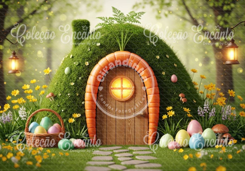 Fundo fotográfico Coleção encanto - Tema Páscoa Ref. MPSC103 - comprar online