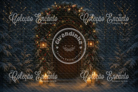 Fundo fotográfico Natal Ref. Colecao encanto Ref. M25223 - comprar online