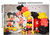 Fundo fotográfico minie e mickey branca-202301