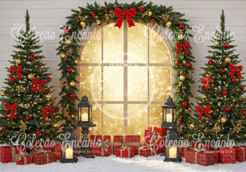 Fundo fotográfico Natal Ref. Colecao encanto Ref. M25110 - comprar online