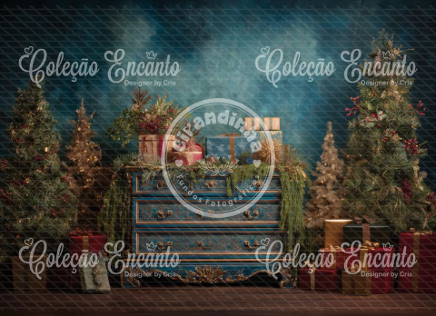 Fundo fotográfico Natal Ref. Colecao encanto Ref. M25253 - comprar online