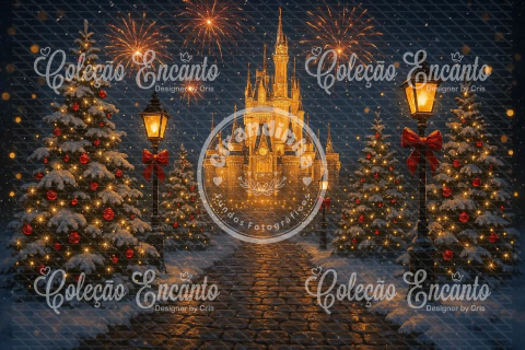 Fundo fotográfico Natal Ref. Colecao encanto Ref. M25271 - comprar online