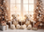 Fundo fotográfico Natal com ursinho-2323901
