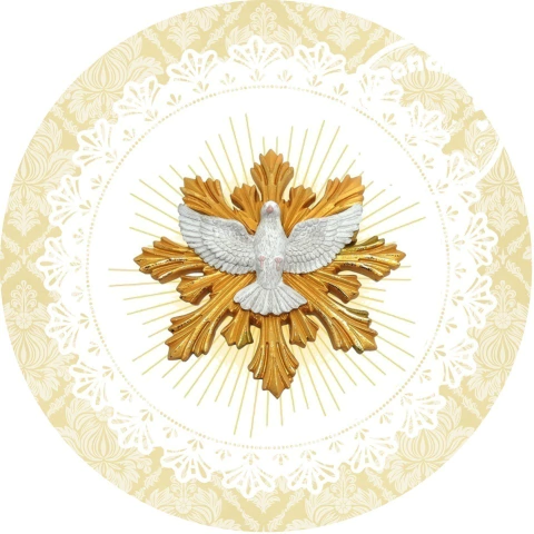 Painel Redondo Batismo Ref. 07