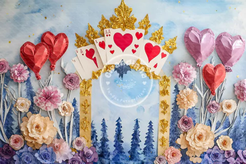 Fundo Fotográfico Rainha de Copas Ref.2518