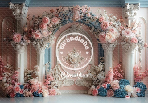 Fundo Fotográfico REF_OM-0724402 Floral Oásis