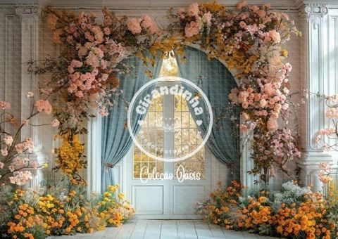 Fundo Fotográfico REF_OM-0724424 Floral Oásis