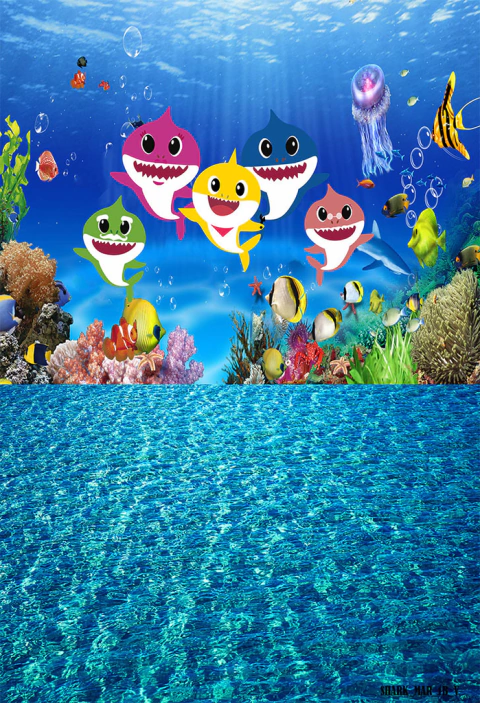 Fundo fotográfico SHARK MAR - 1B