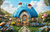 Fundo fotográfico Os Smurfs Ref. FM25504 - comprar online