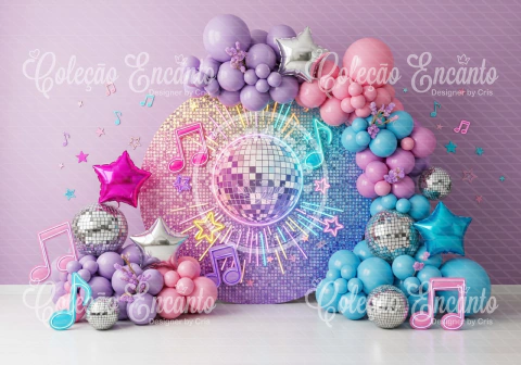 Fundo fotográfico Tema Música Colecao encanto Ref. CIR180 - comprar online