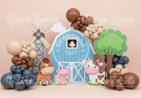 Fundo fotográfico Tema Fazenda Colecao encanto Ref. CIR209 - comprar online