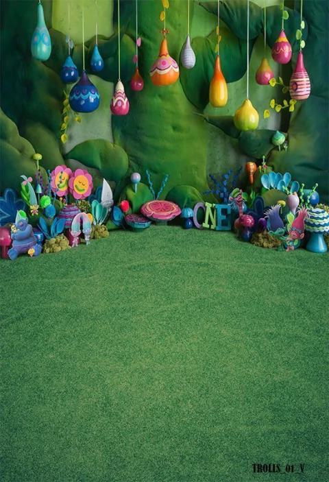 Fundo fotográfico Trolls - 1