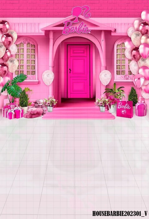 Fundo fotográfico House Barbie-202301