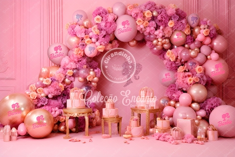 Fundo Fotográfico Bolas Da Barbie-2023810