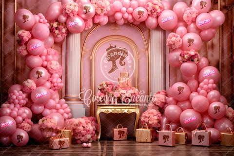Fundo Fotográfico Bolas Da Barbie-2023802