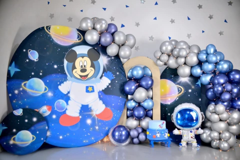 Fundo fotográfico Astronauta mickey-202301
