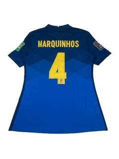 CAMISA BRASIL 2020 JOGADOR MARQUINHOS ORIGINAL DA ÉPOCA - CAMISAS FAN CLUBE