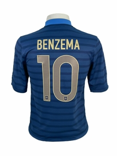CAMISA FRANÇA 2012/13 BENZEMA ORIGINAL DA ÉPOCA - comprar online