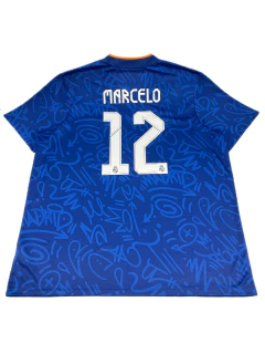 CAMISA REAL MADRID 2021/22 MARCELO ORIGINAL DA ÉPOCA - CAMISAS FAN CLUBE
