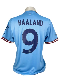 CAMISA MANCHESTER CITY 2022/23 HAALAND ORIGINAL DA ÉPOCA - comprar online