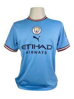 CAMISA MANCHESTER CITY 2022/23 HAALAND ORIGINAL DA ÉPOCA